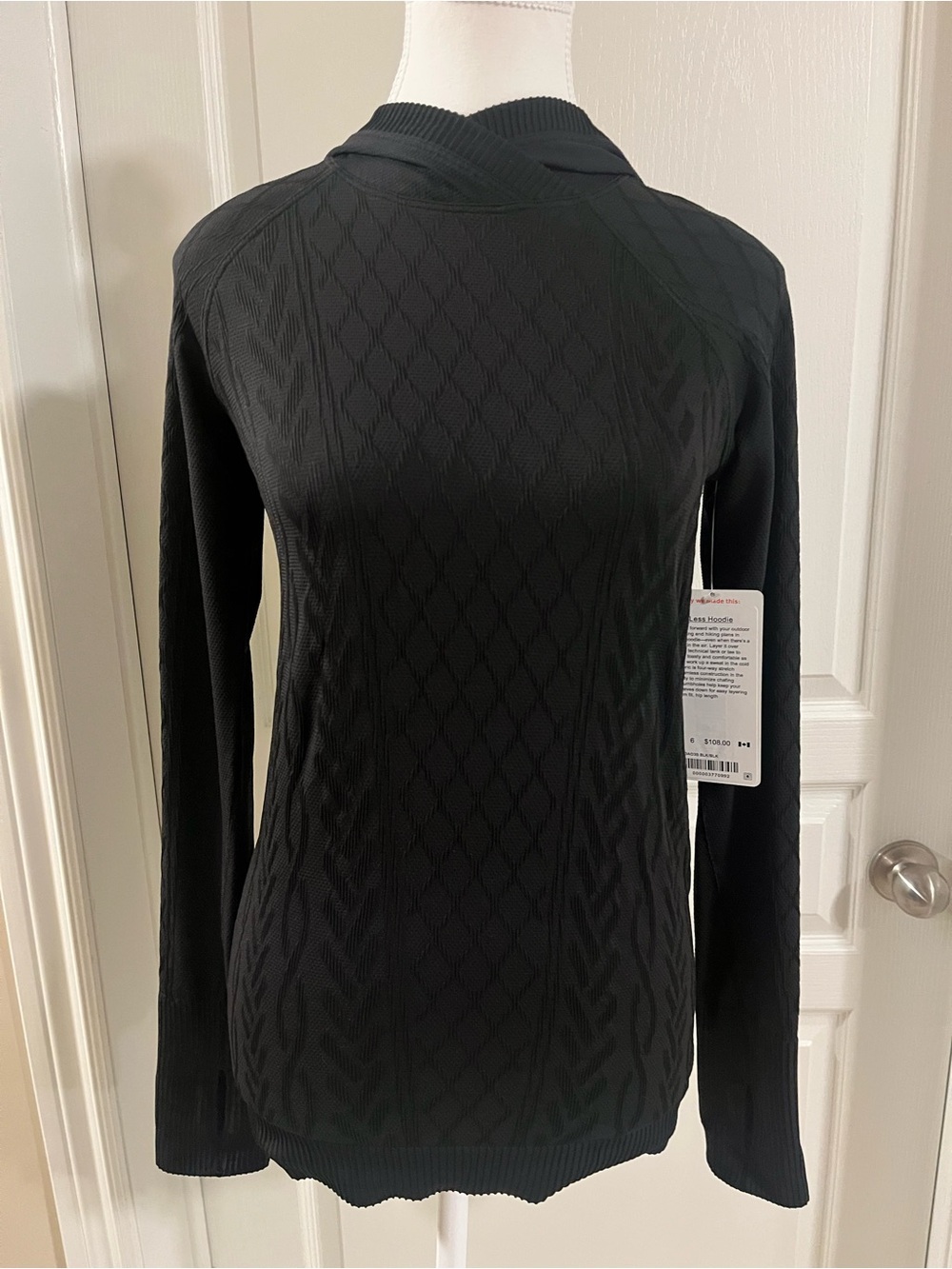 Lululemon Rest Less Hoodie - Black  Size 6